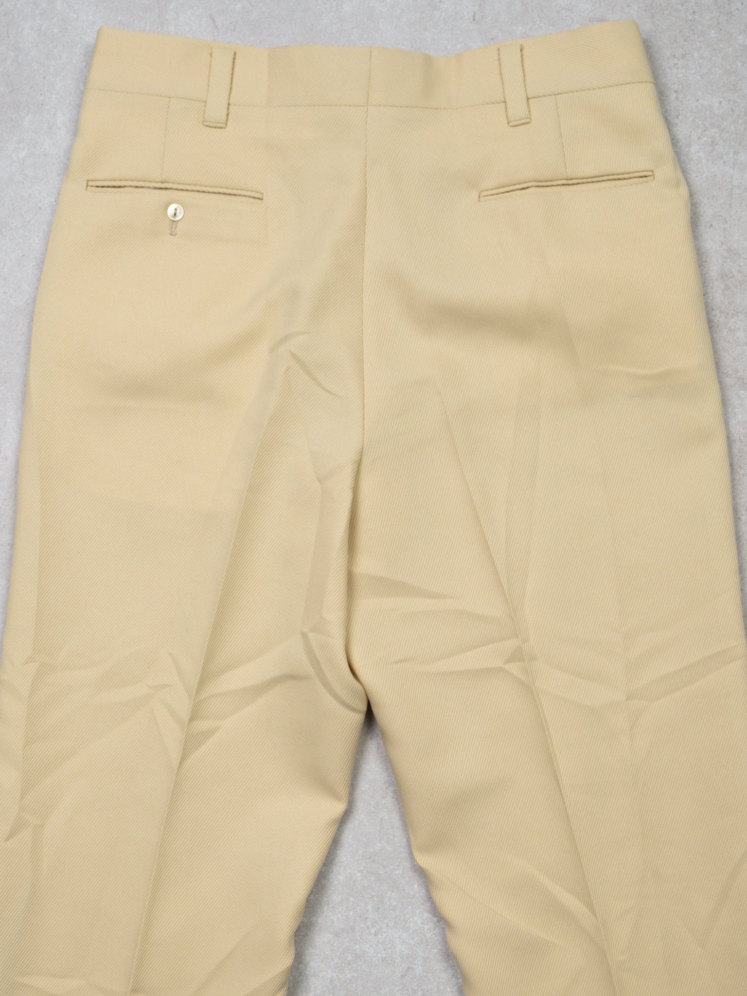 Vintage 70s Cream Dress Pants (32 x 28)