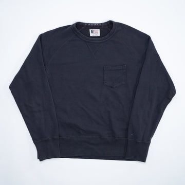 Vintage RARE 1940s Dark Grey Champion Crewneck (M) | Rebalance Vintage.