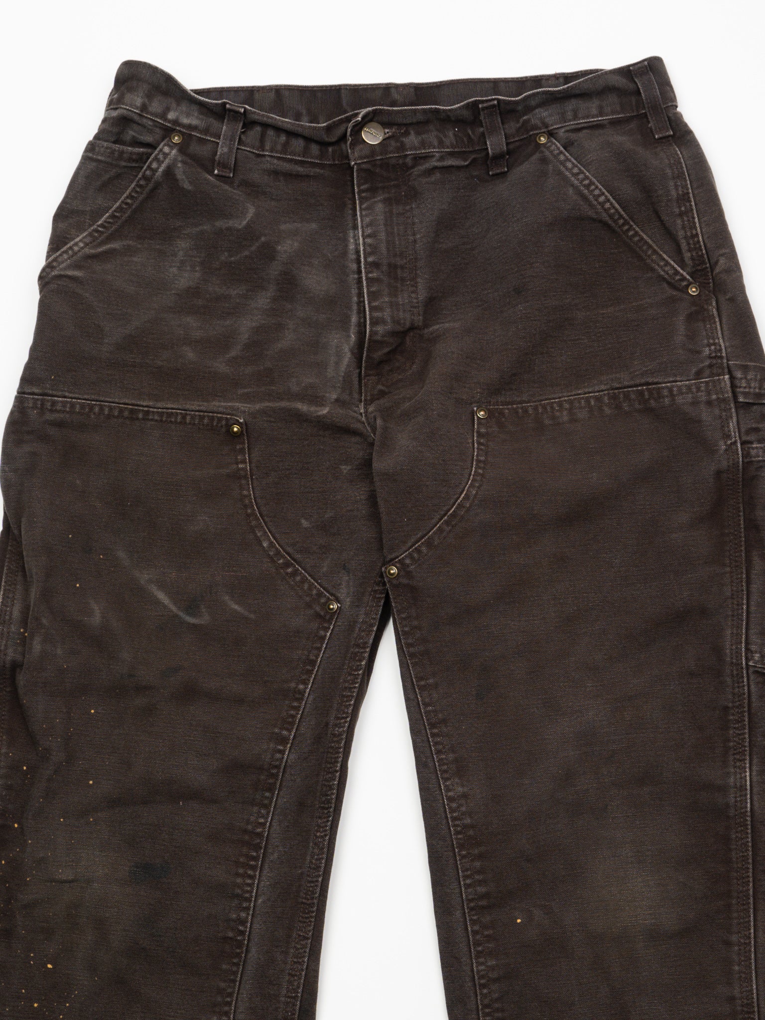 Vintage Brown Carhartt Double Knee Cargo Pants (34 x 32)