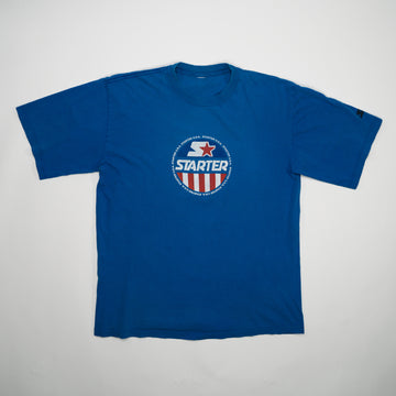 Vintage Blue Starter USA Tee (M/L) | Rebalance Vintage.