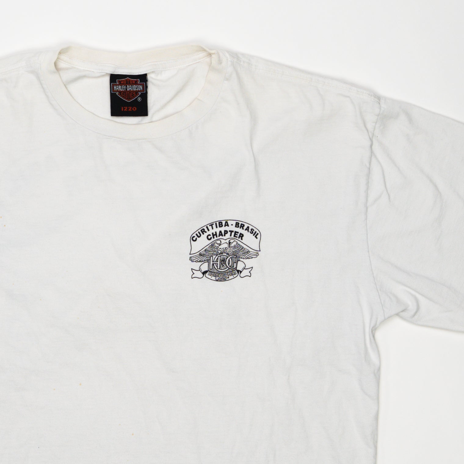 Vintage Harley Davidson Curtiba Brasil Chapter Owners Tee (L) | Rebalance Vintage.