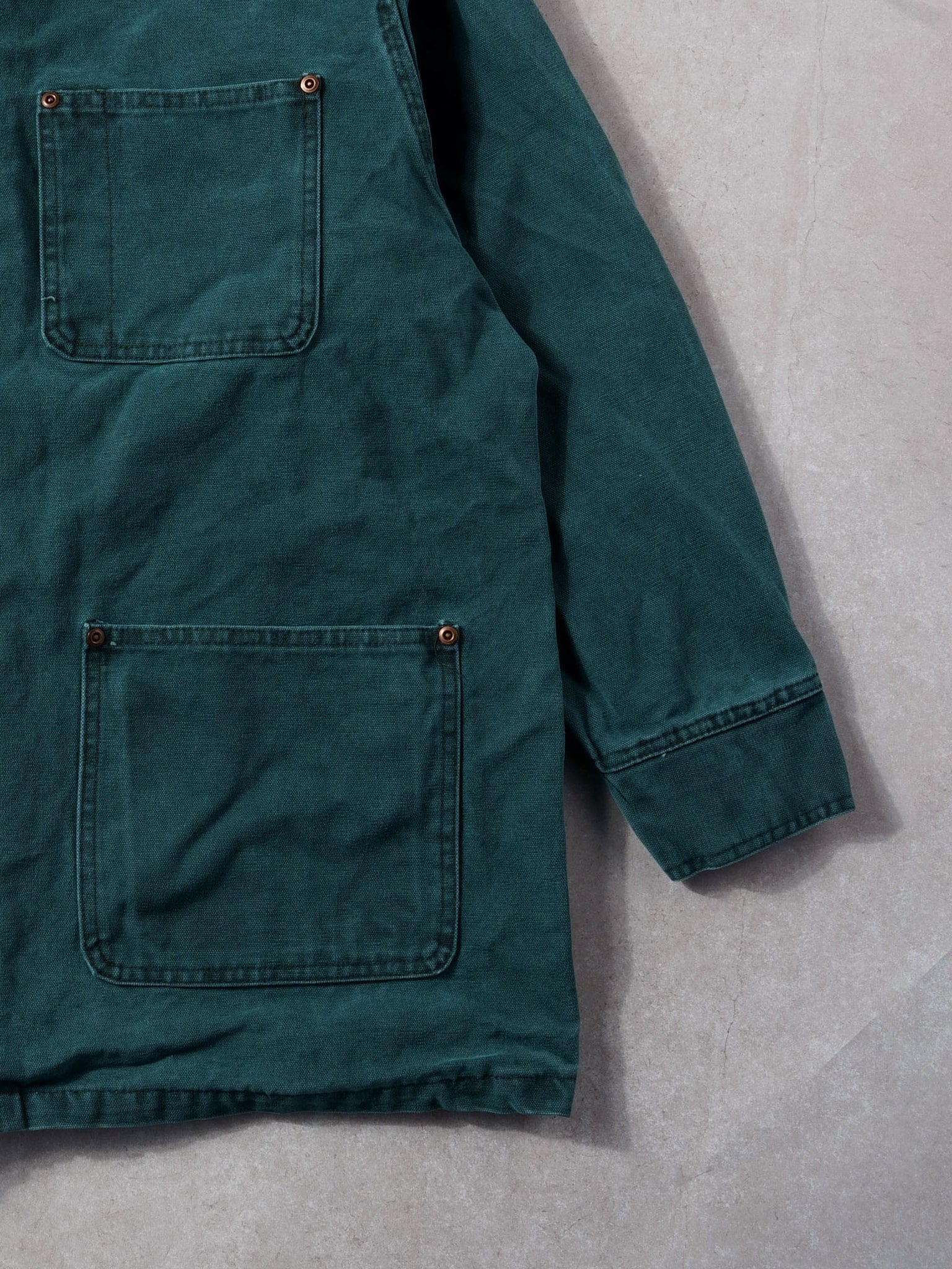 Vintage 80s Aqua and Black Gempler Choir Jacket (XXL)