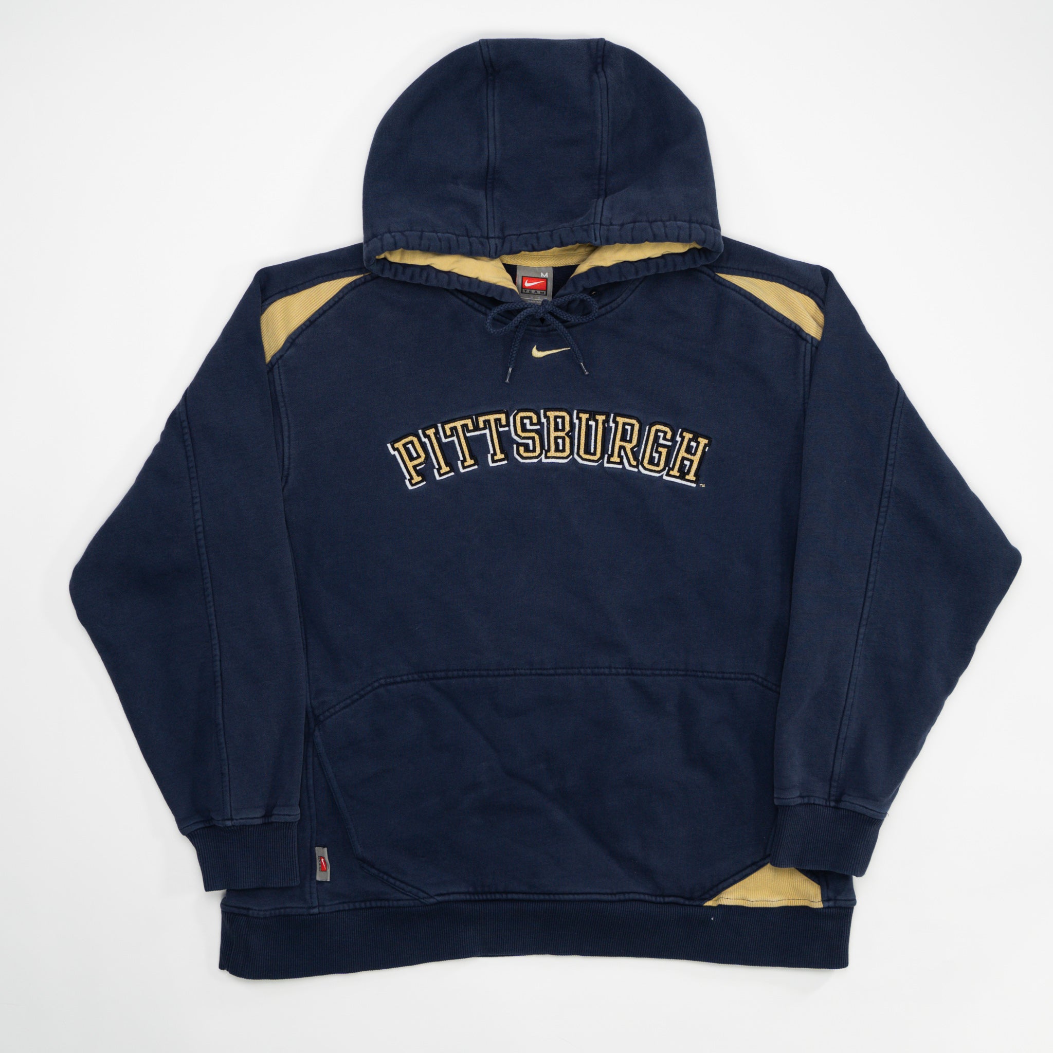 Vintage Pittsburgh Panthers Nike Center Check Hoodie (M/L) | Rebalance Vintage.