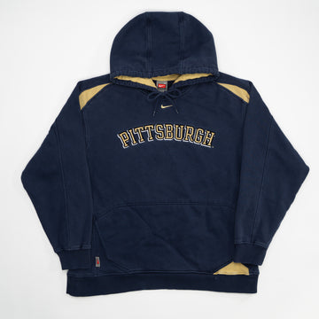 Vintage Pittsburgh Panthers Nike Center Check Hoodie (M/L) | Rebalance Vintage.