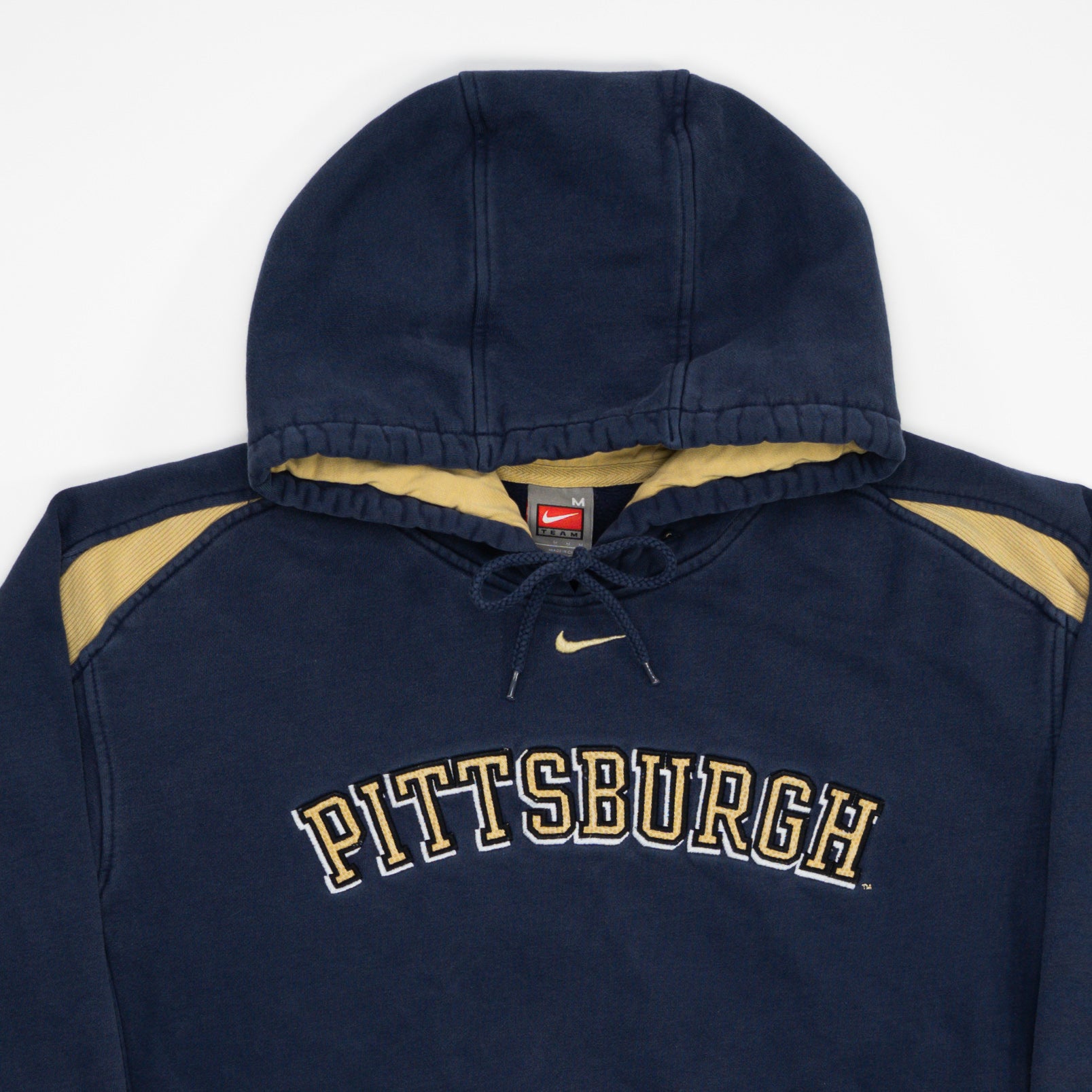 Vintage Pittsburgh Panthers Nike Center Check Hoodie (M/L) | Rebalance Vintage.