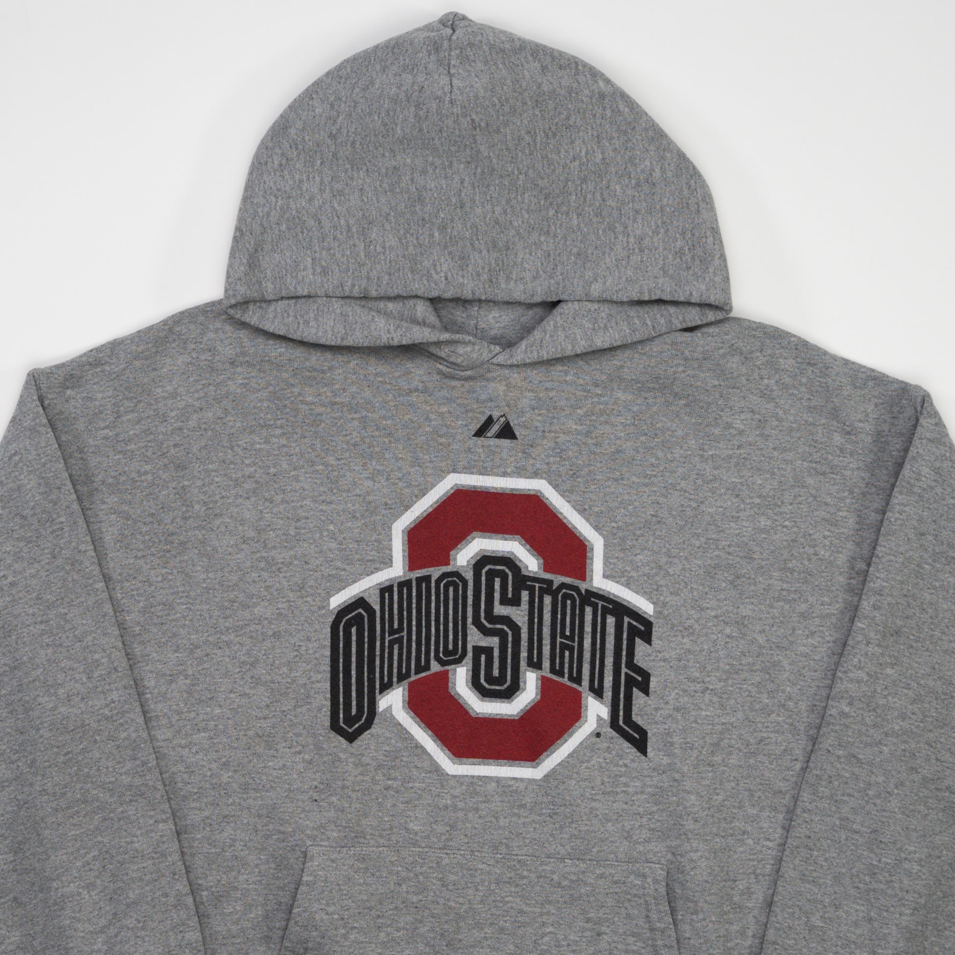 Vintage Grey Ohio State University x Majestic Hoodie (M/L)