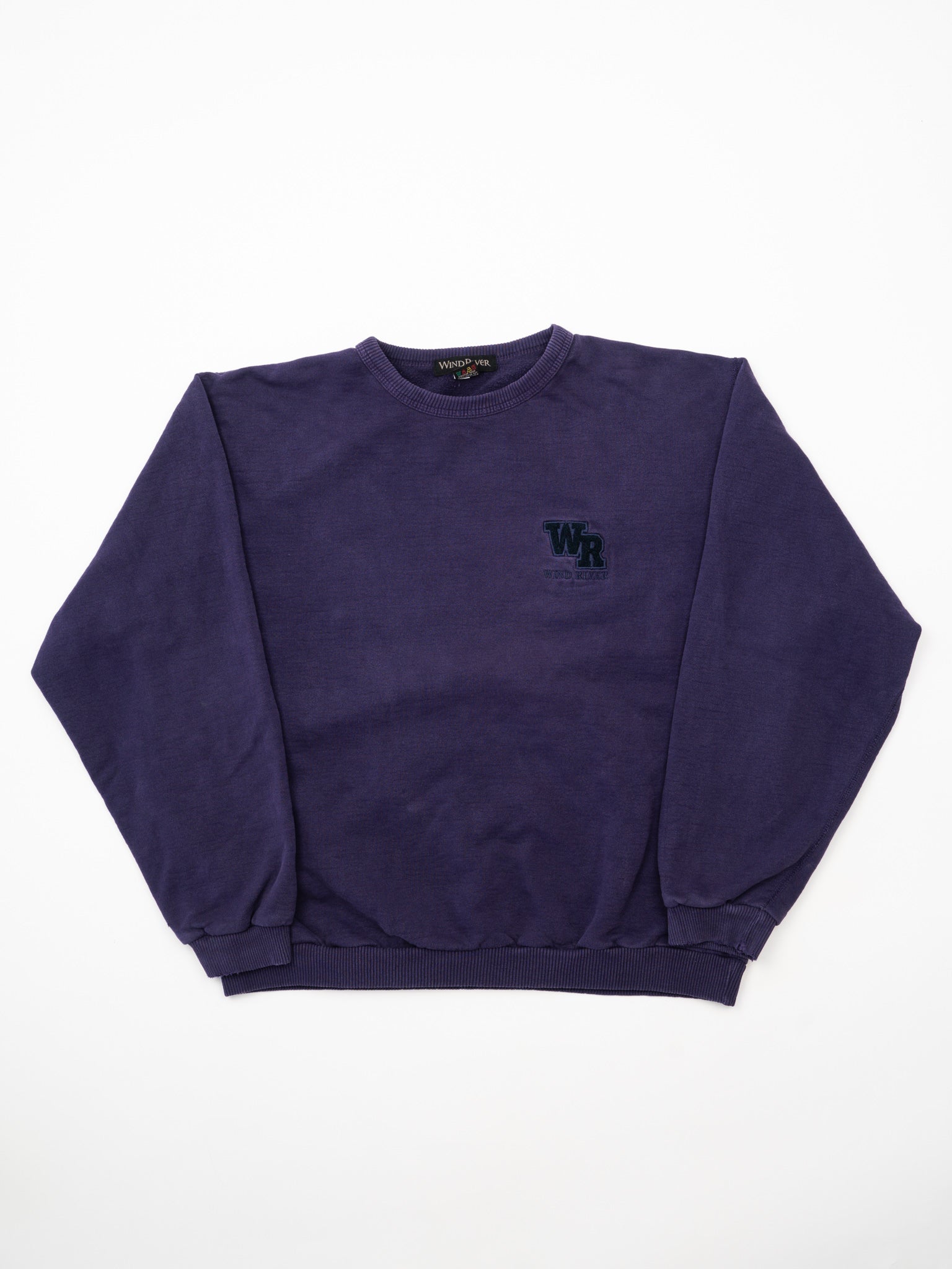 Vintage 90s Purple Wind River "WR" Crewneck (XL)