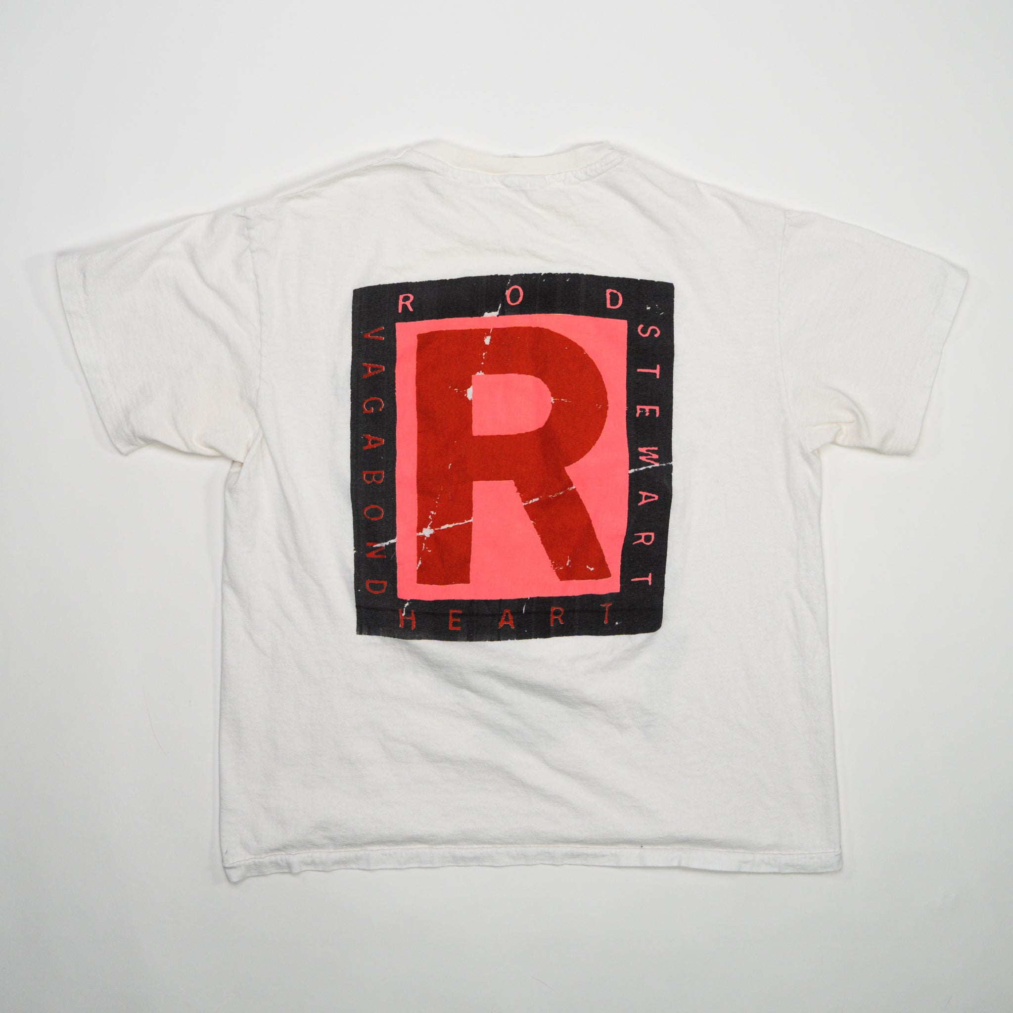 Vintage '91 Rod Stewart Vagabond Tour Tee (S/M) | Rebalance Vintage.
