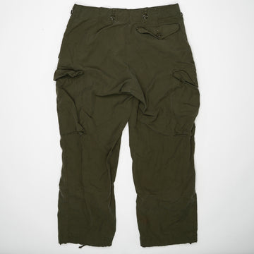 Vintage 80s Green Authentic Army Cargo Pants (30 x 28) | Rebalance Vintage.