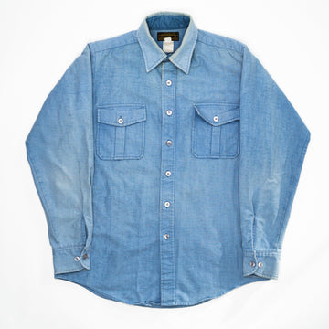 Vintage 90s Eddie Bauer Jean Button Up (M) | Rebalance Vintage.