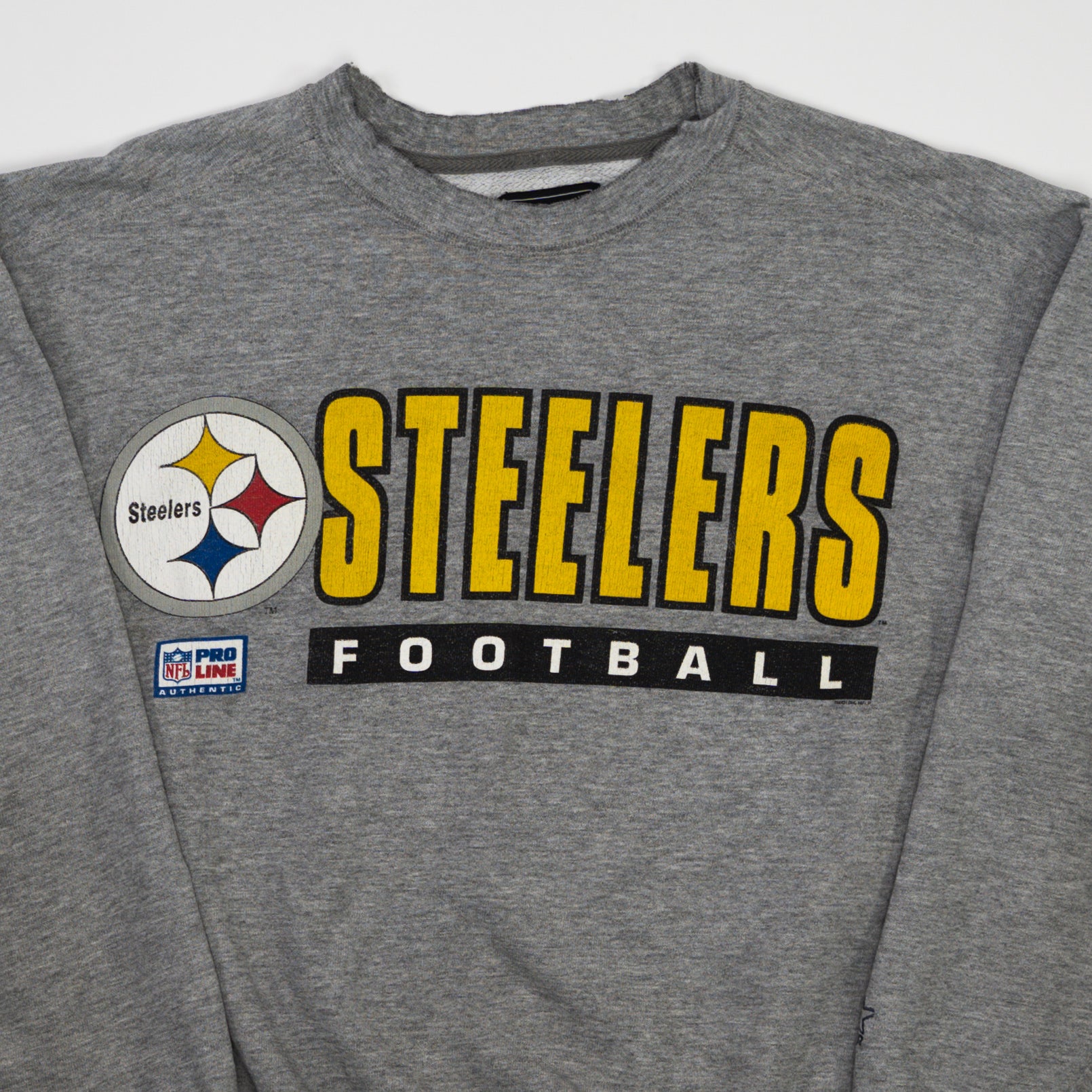 Vintage 90s Grey Steelers Football x Starter Crewneck (M)