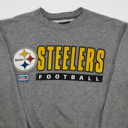 Vintage 90s Grey Steelers Football x Starter Crewneck (M)