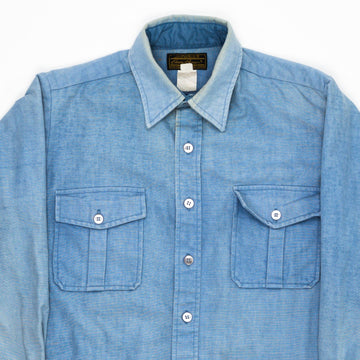 Vintage 90s Eddie Bauer Jean Button Up (M) | Rebalance Vintage.