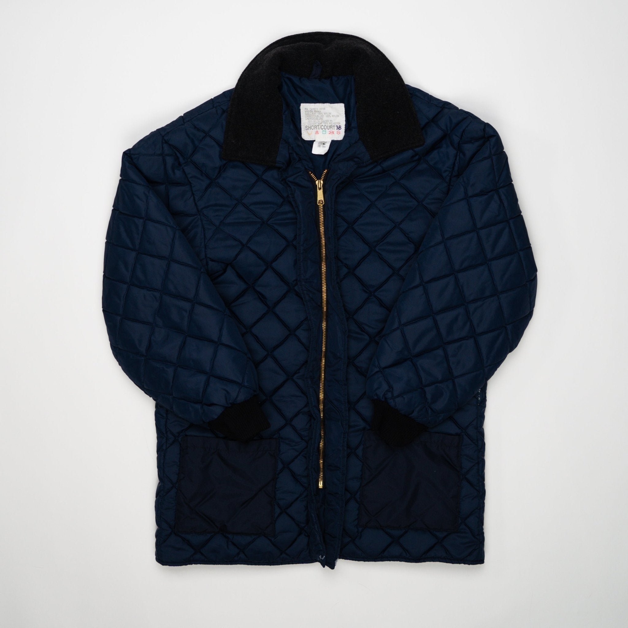Vintage 90s Blue Liner Jacket (M) | Rebalance Vintage.