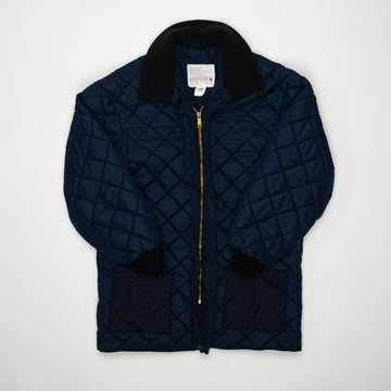 Vintage 90s Blue Liner Jacket (M) | Rebalance Vintage.