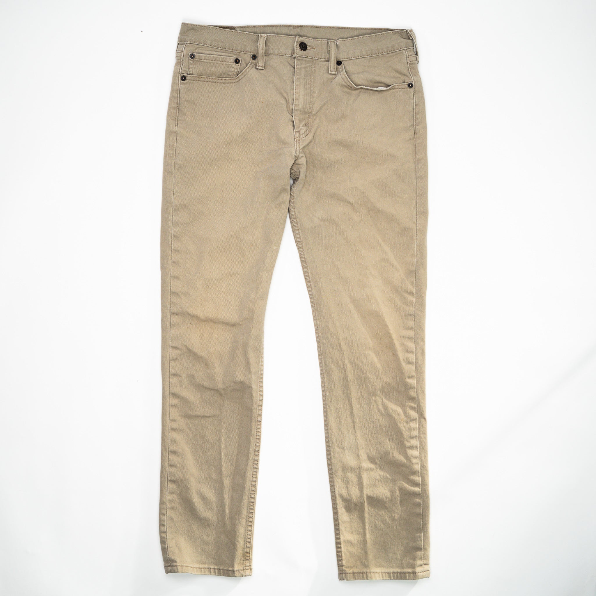 Vintage Beige 511 Levi Jeans (34 x 32) | Rebalance Vintage.