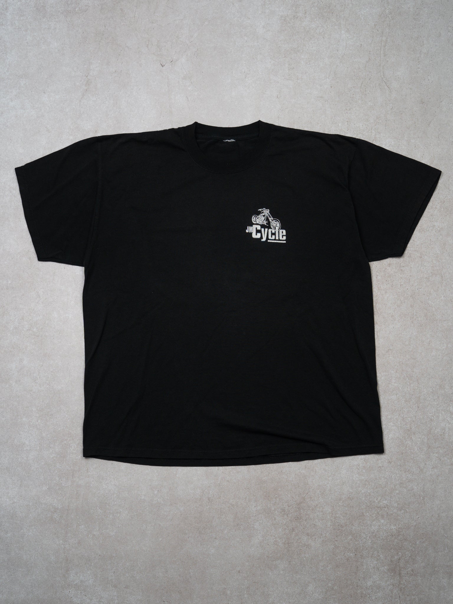 Vintage Black JM Cycle Graphic Tee (L)