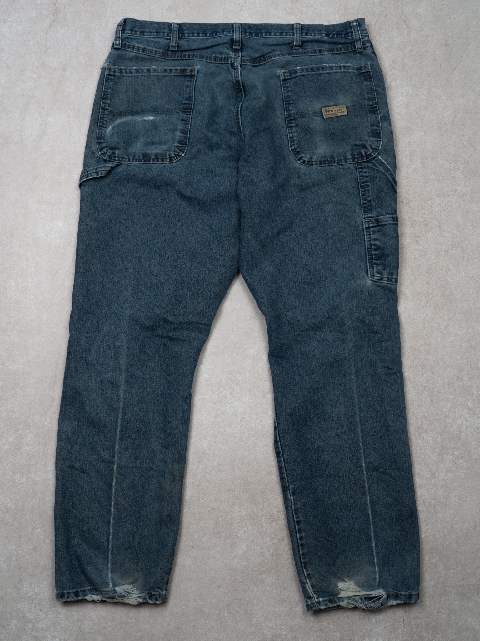 Vintage Blue Rugged Wrangler (36 x 32)