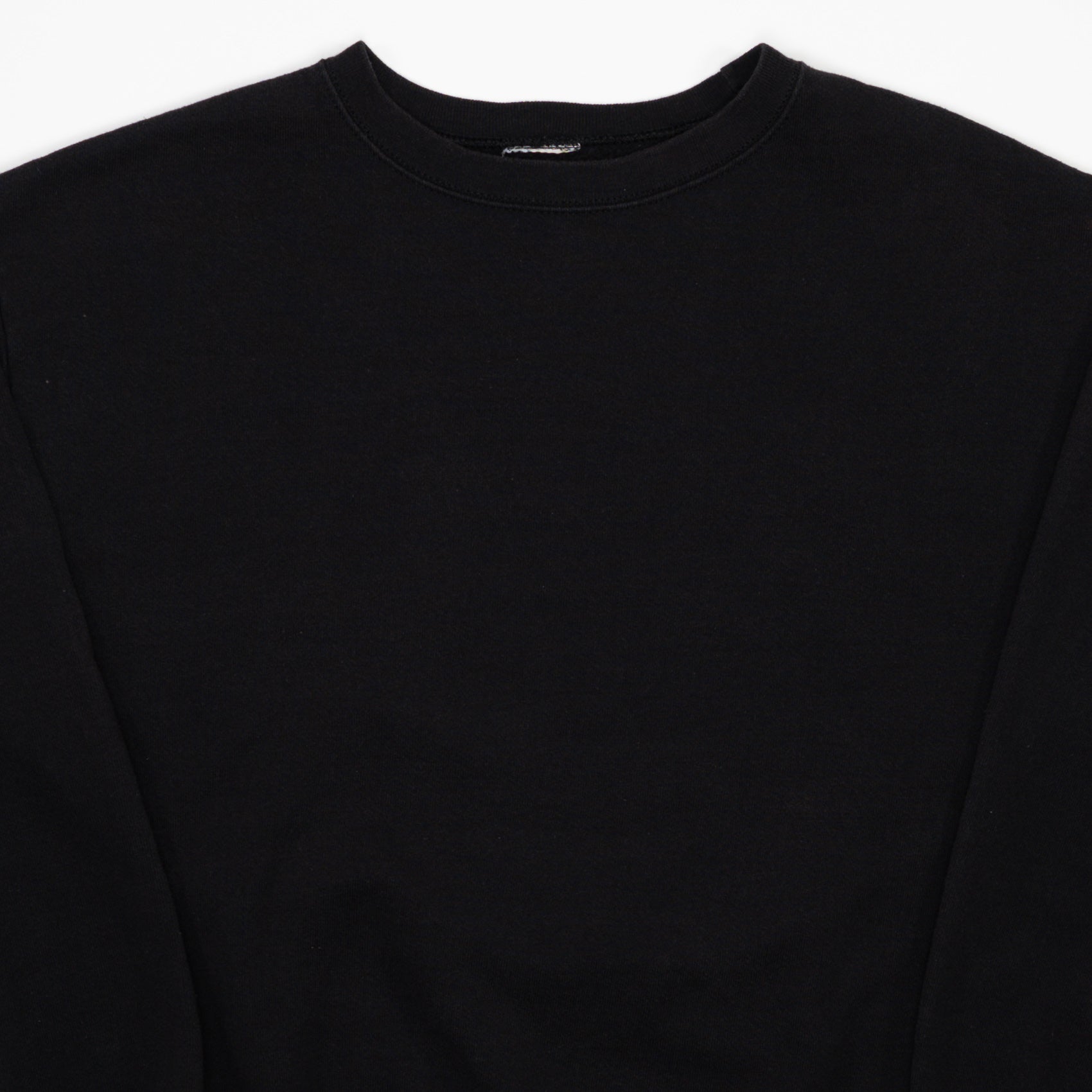 Vintage 90s Black Blank Crewneck (L)