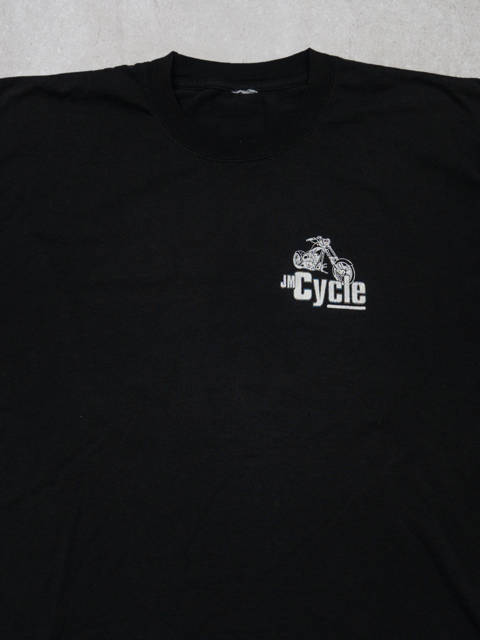 Vintage Black JM Cycle Graphic Tee (L)