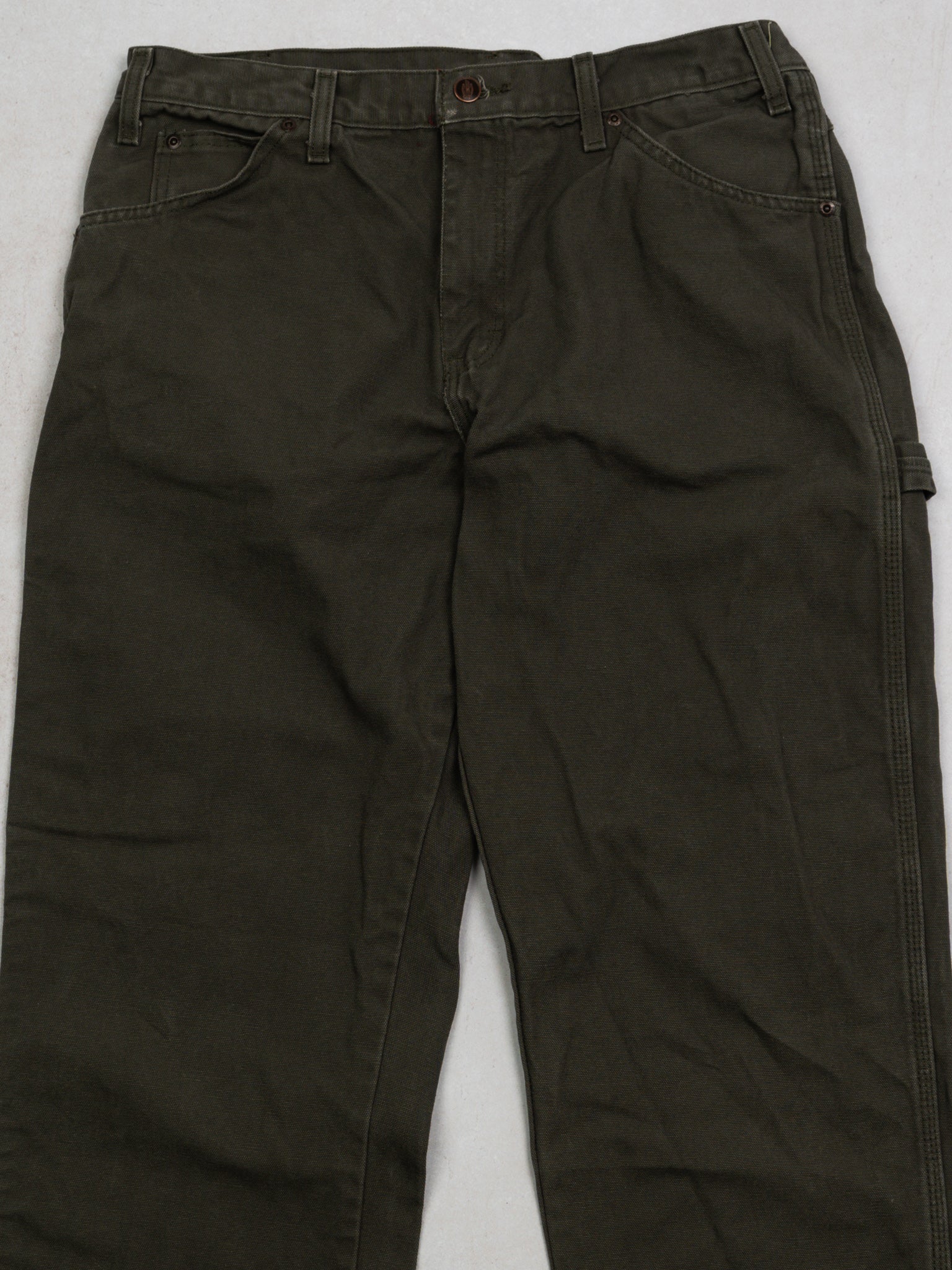 Vintage Moss Green Dickies Cargo Pants (33x 32)
