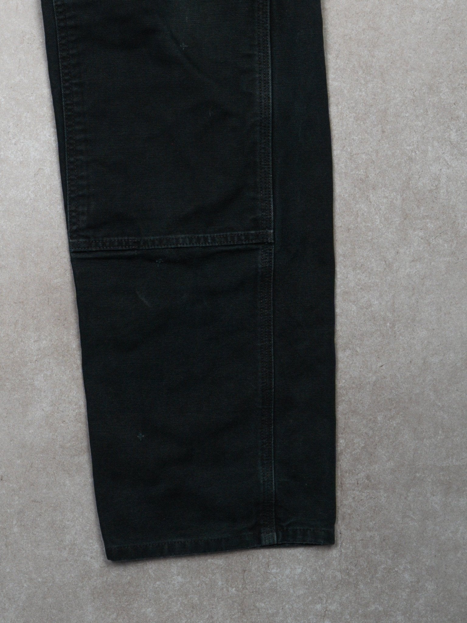 Vintage Black Carhartt Double Knee Cargo Pants (34 x 34)