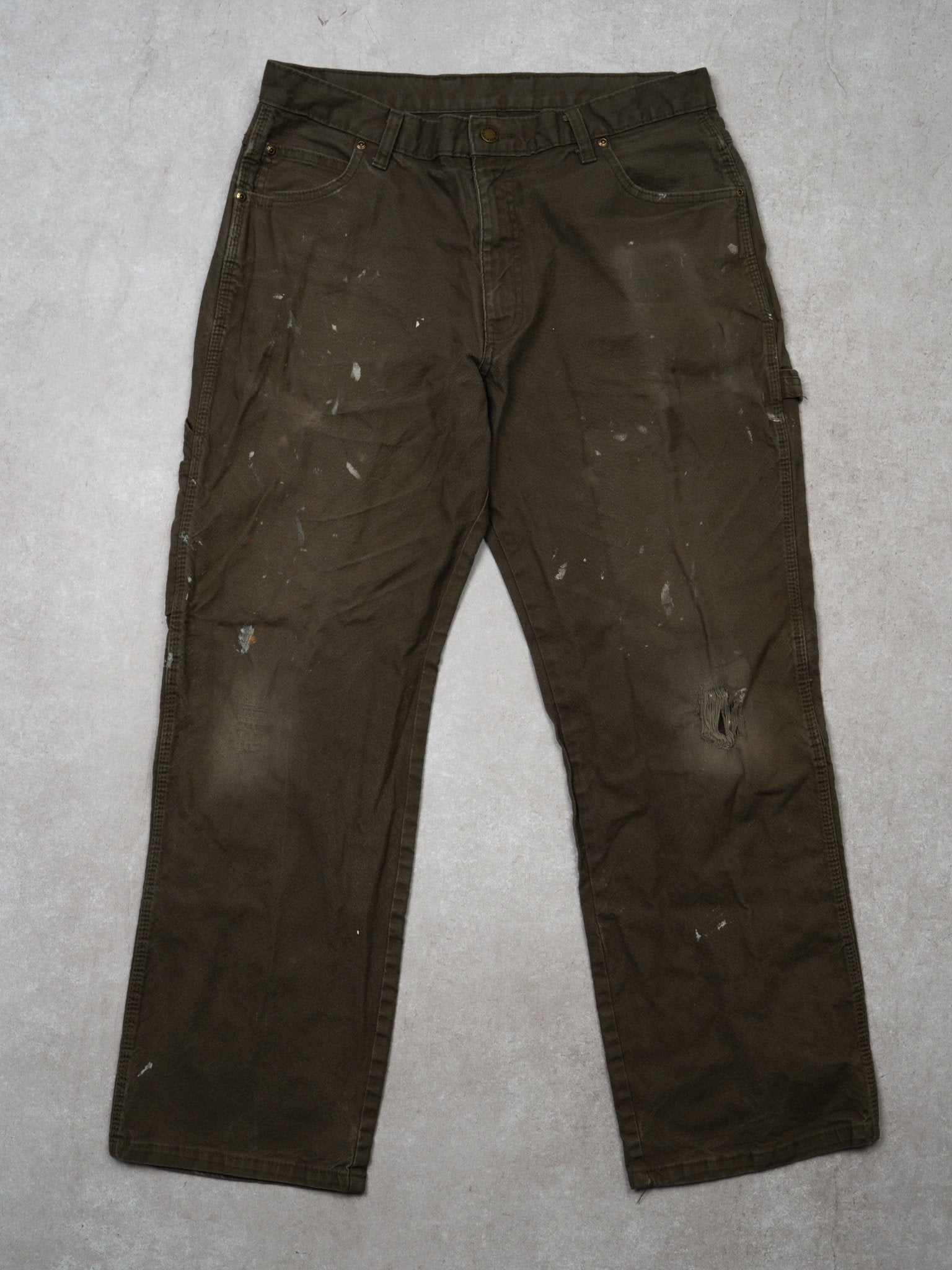 Vintage Army Green Dickies Cargo Pants (34 x 30)