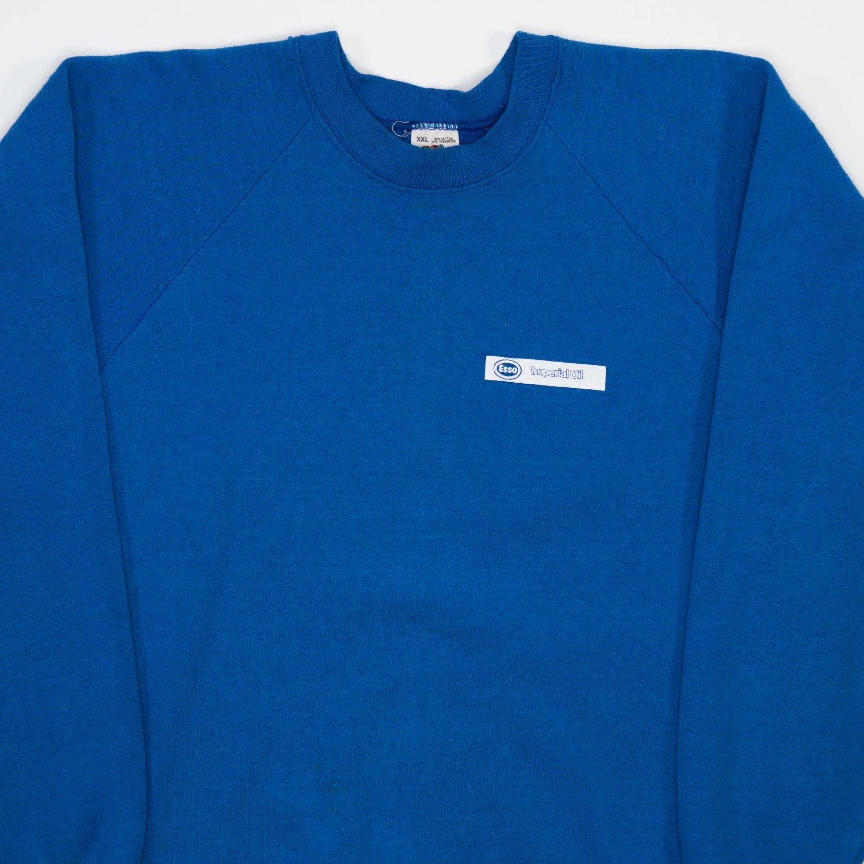 Vintage 90s Blue Esso Imperial Oil Crewneck (M)