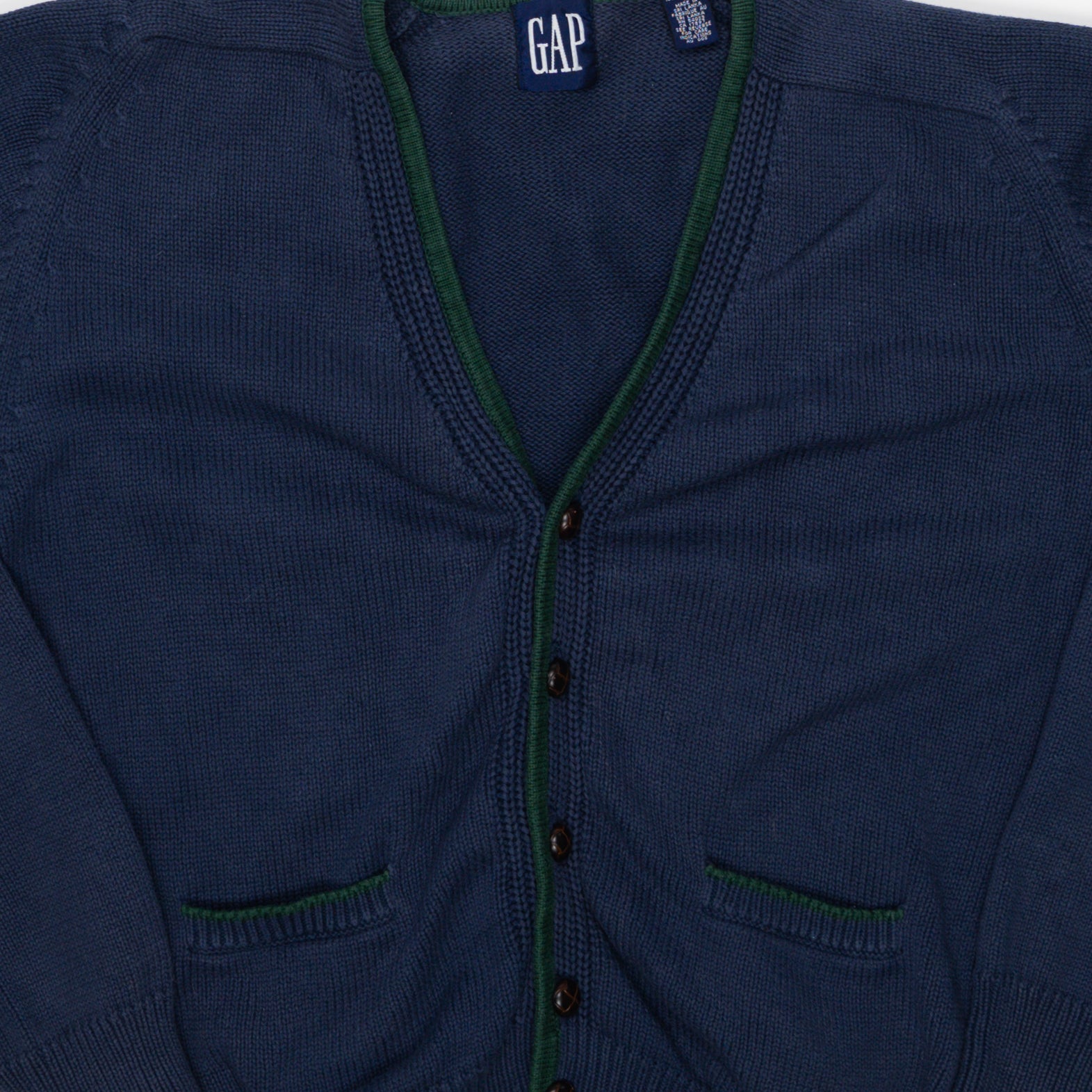 Vintage 90s Blue Gap Cardigan (L) | Rebalance Vintage.