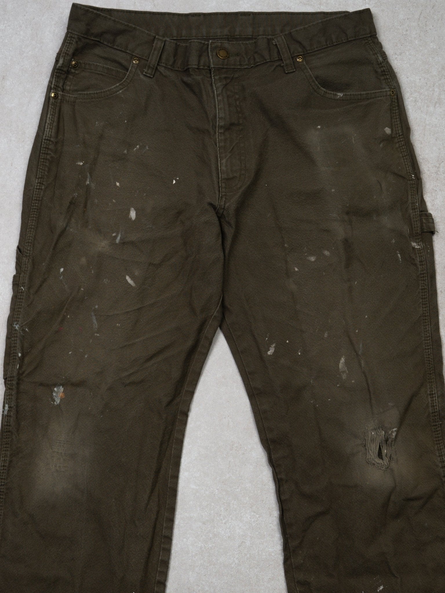 Vintage Army Green Dickies Cargo Pants (34 x 30)