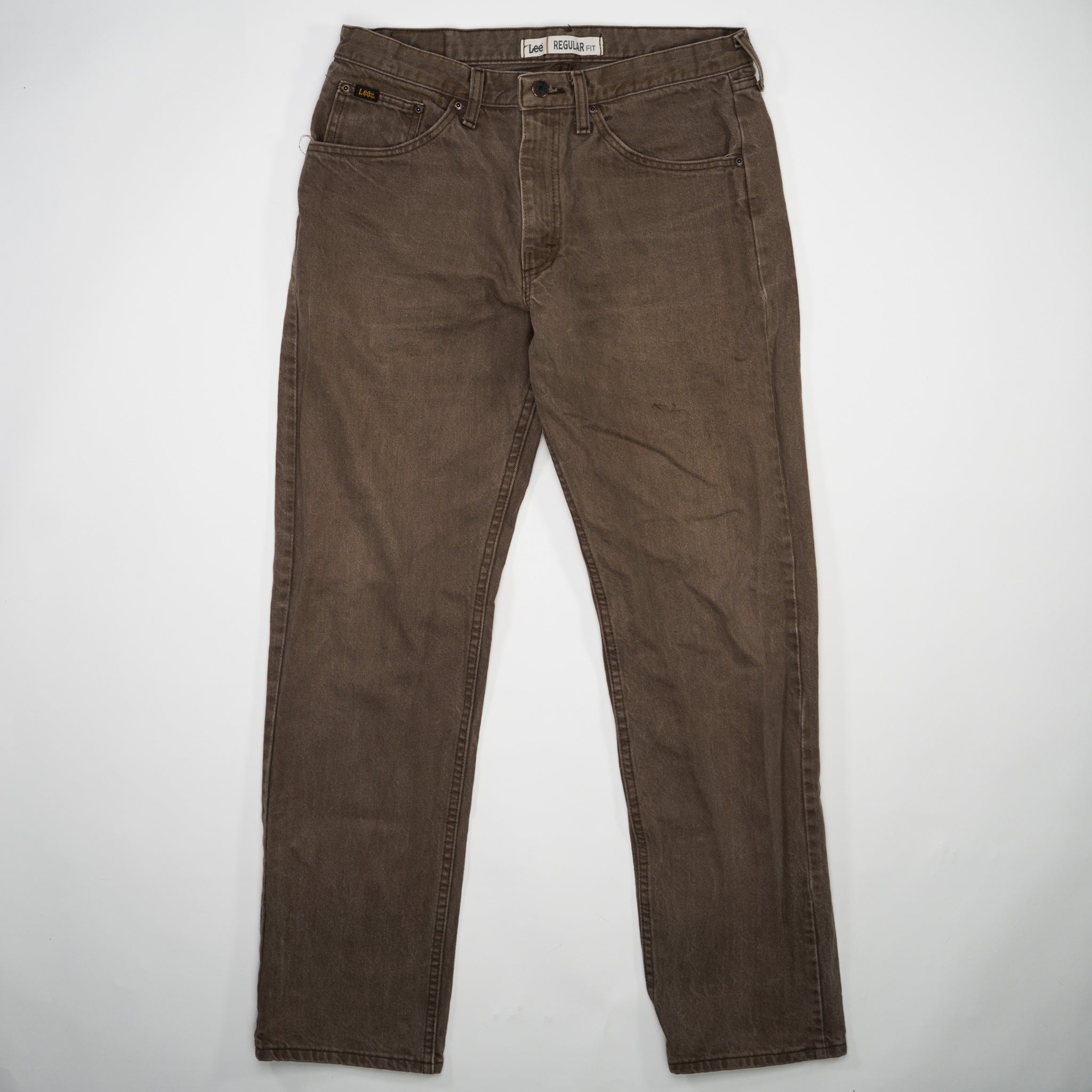 Vintage Brown Lee Jeans (33 x 32)