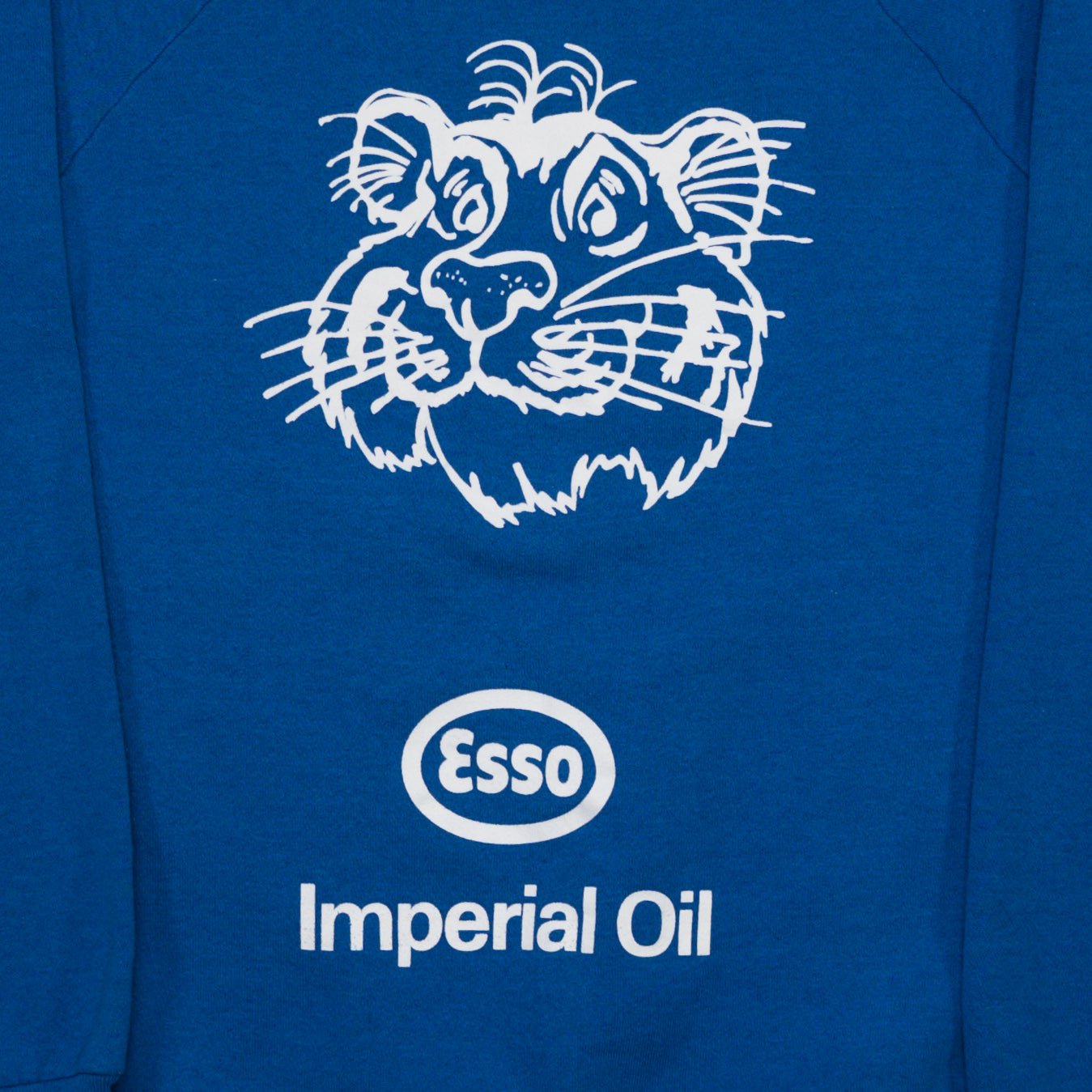 Vintage 90s Blue Esso Imperial Oil Crewneck (M)