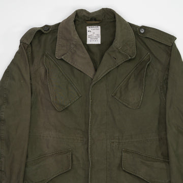 Vintage 80s Wahler Khaki Army Jacket (M) | Rebalance Vintage.