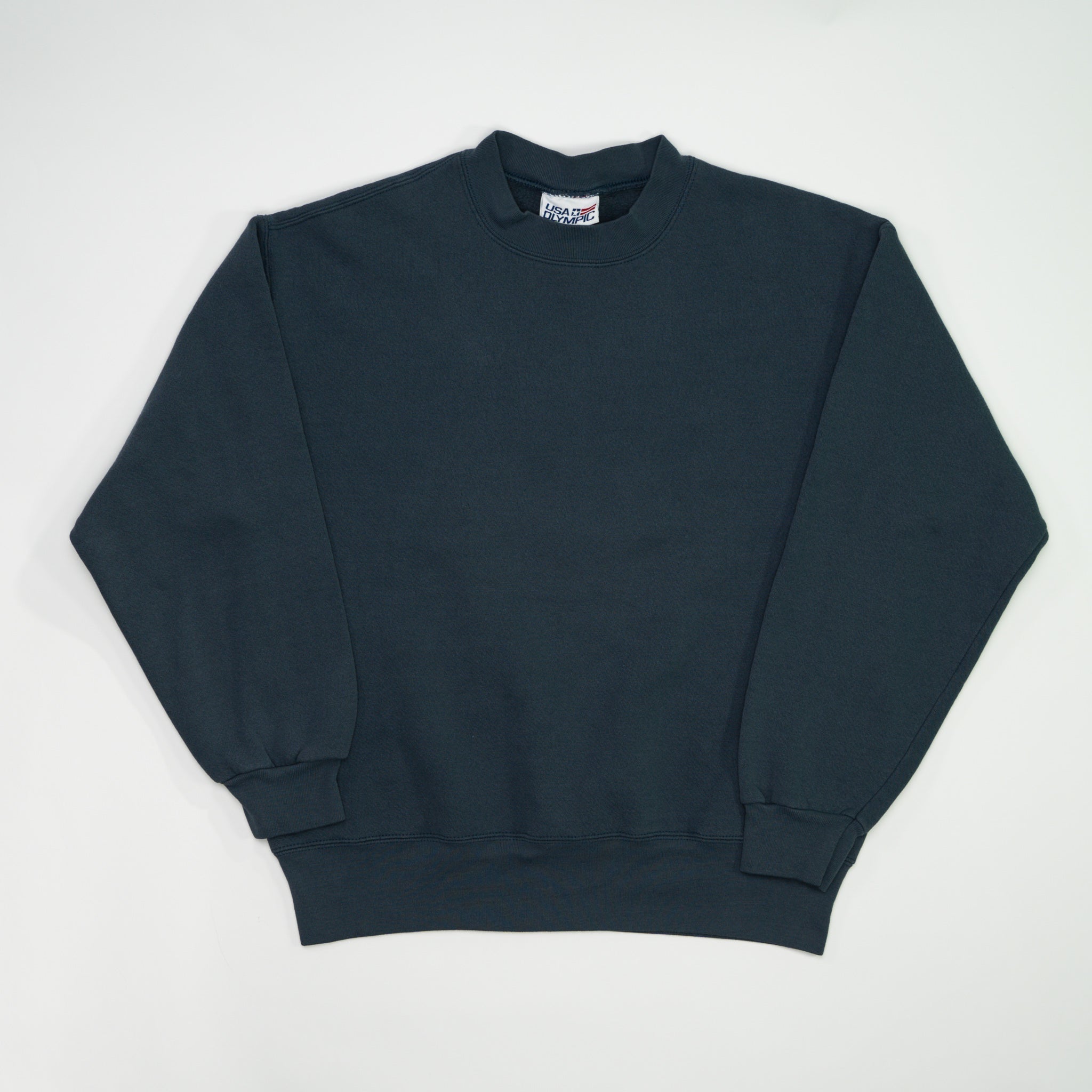 Vintage Stone Blue USA Olympics Crewneck | Rebalance Vintage.