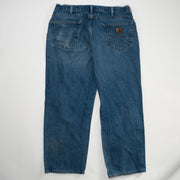 Vintage Classic Blue Carhartt Jeans (36 x 30)