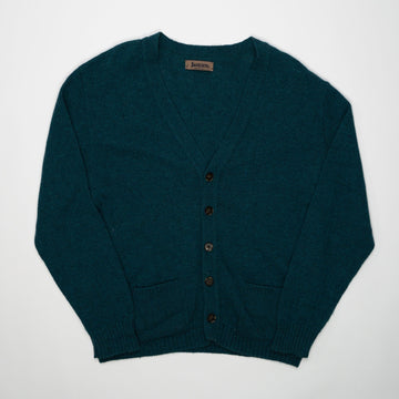 Vintage 80s Teal Jantzen Knit Cardigan (M) | Rebalance Vintage.