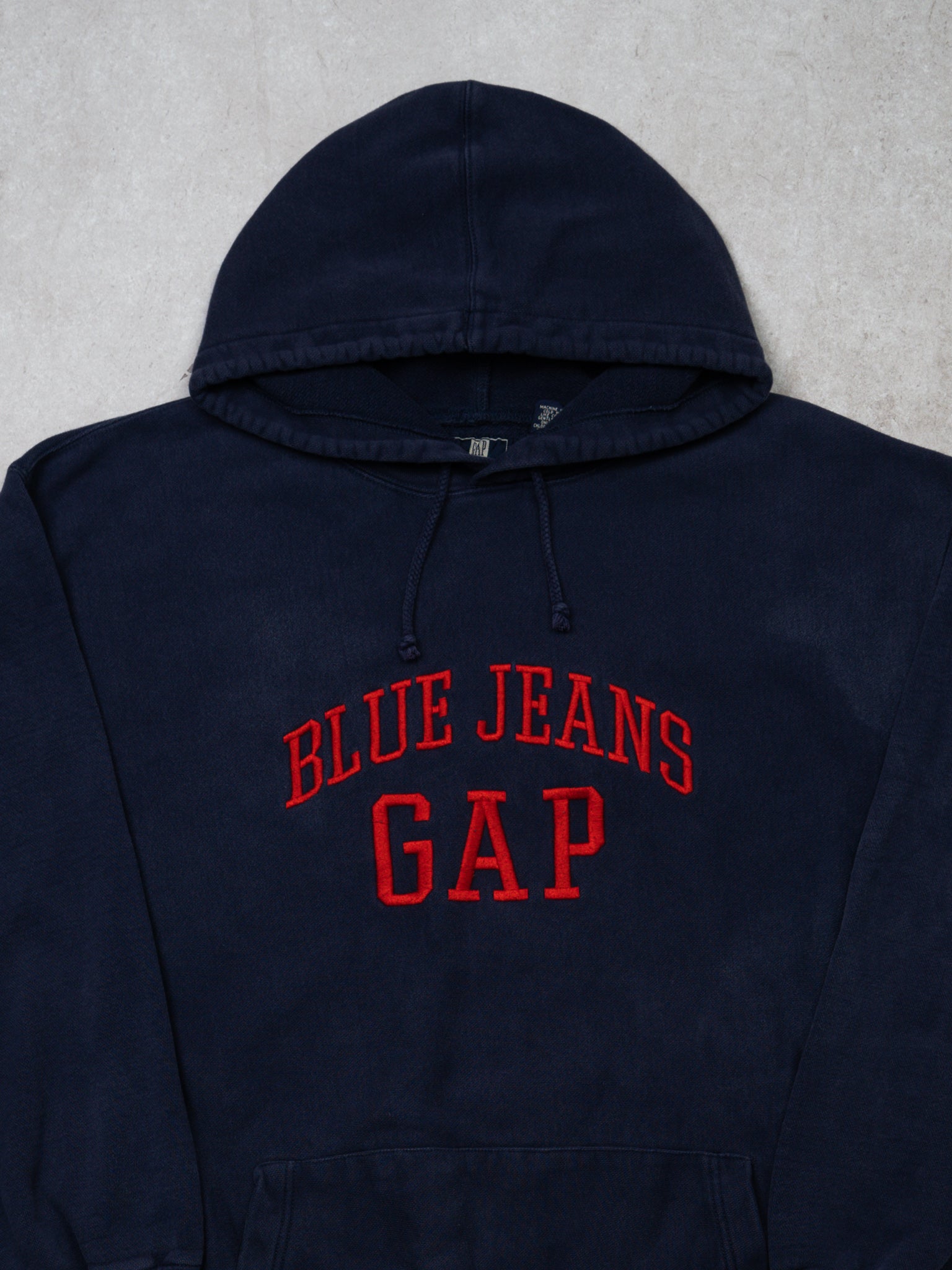 Vintage Navy Blue Jeans Gap Hoodie (L)