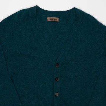 Vintage 80s Teal Jantzen Knit Cardigan (M) | Rebalance Vintage.