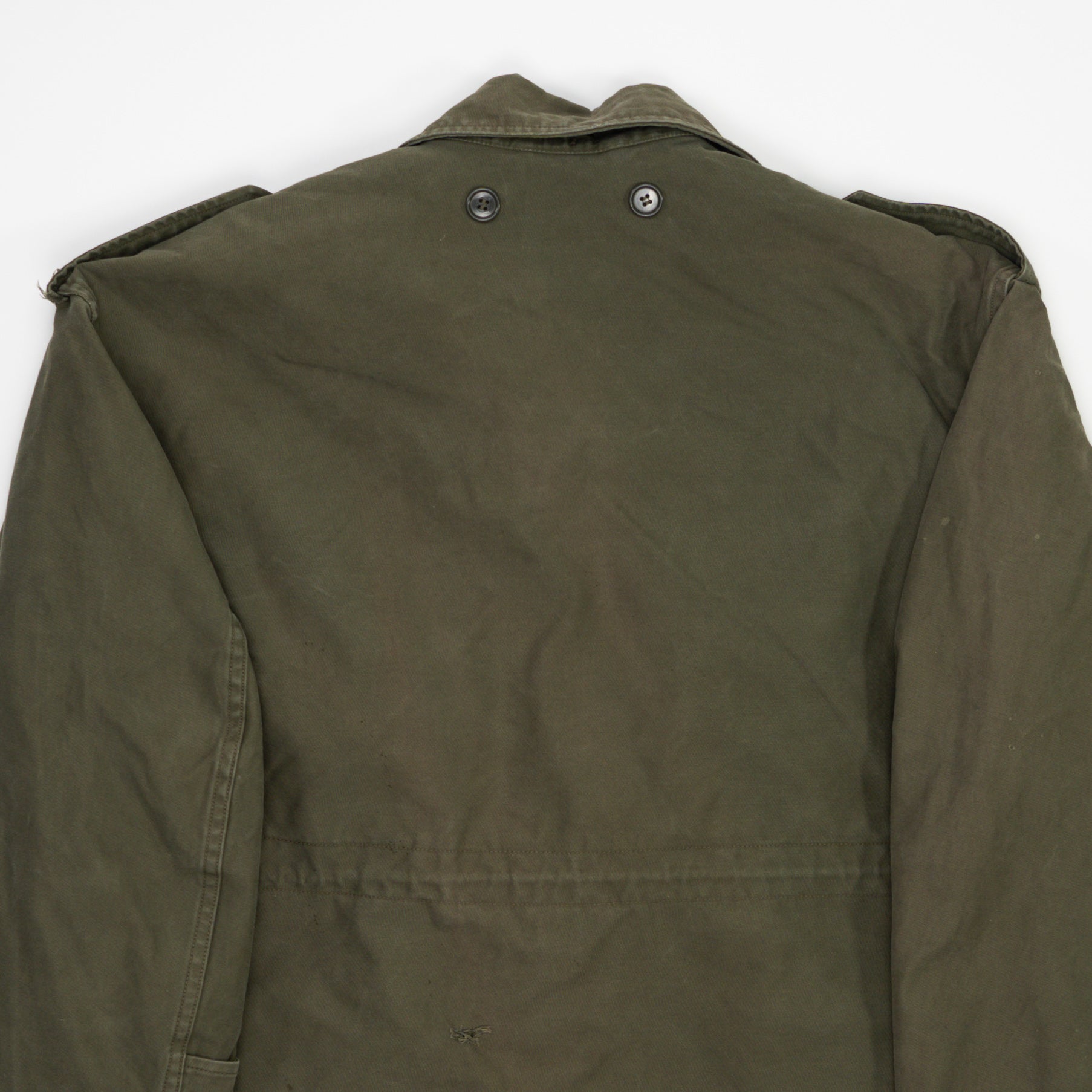 Vintage 80s Wahler Khaki Army Jacket (M) | Rebalance Vintage.