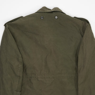 Vintage 80s Wahler Khaki Army Jacket (M) | Rebalance Vintage.