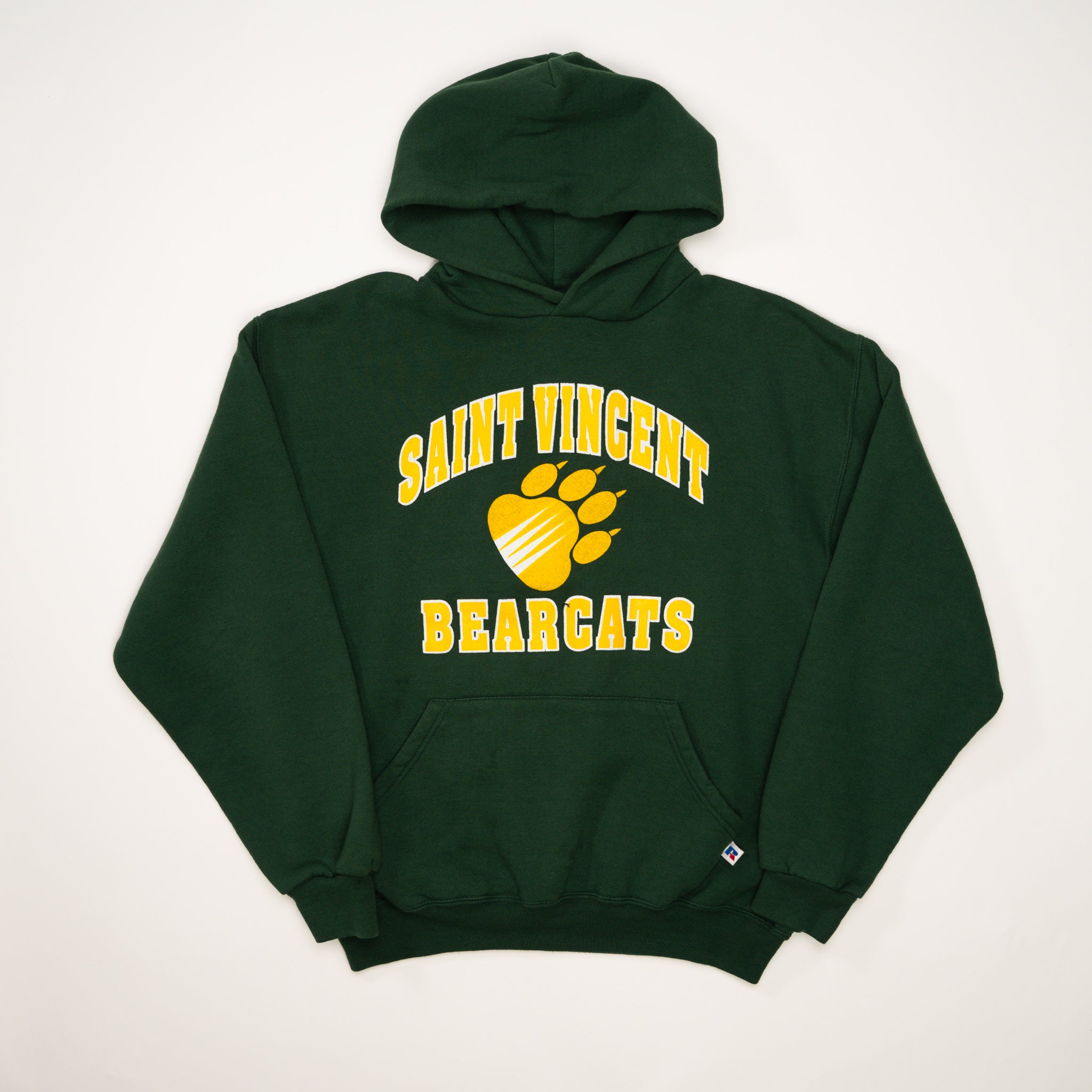 Vintage Green Saint Vincent Bearcats x Russell Athletics Hoodie (M)