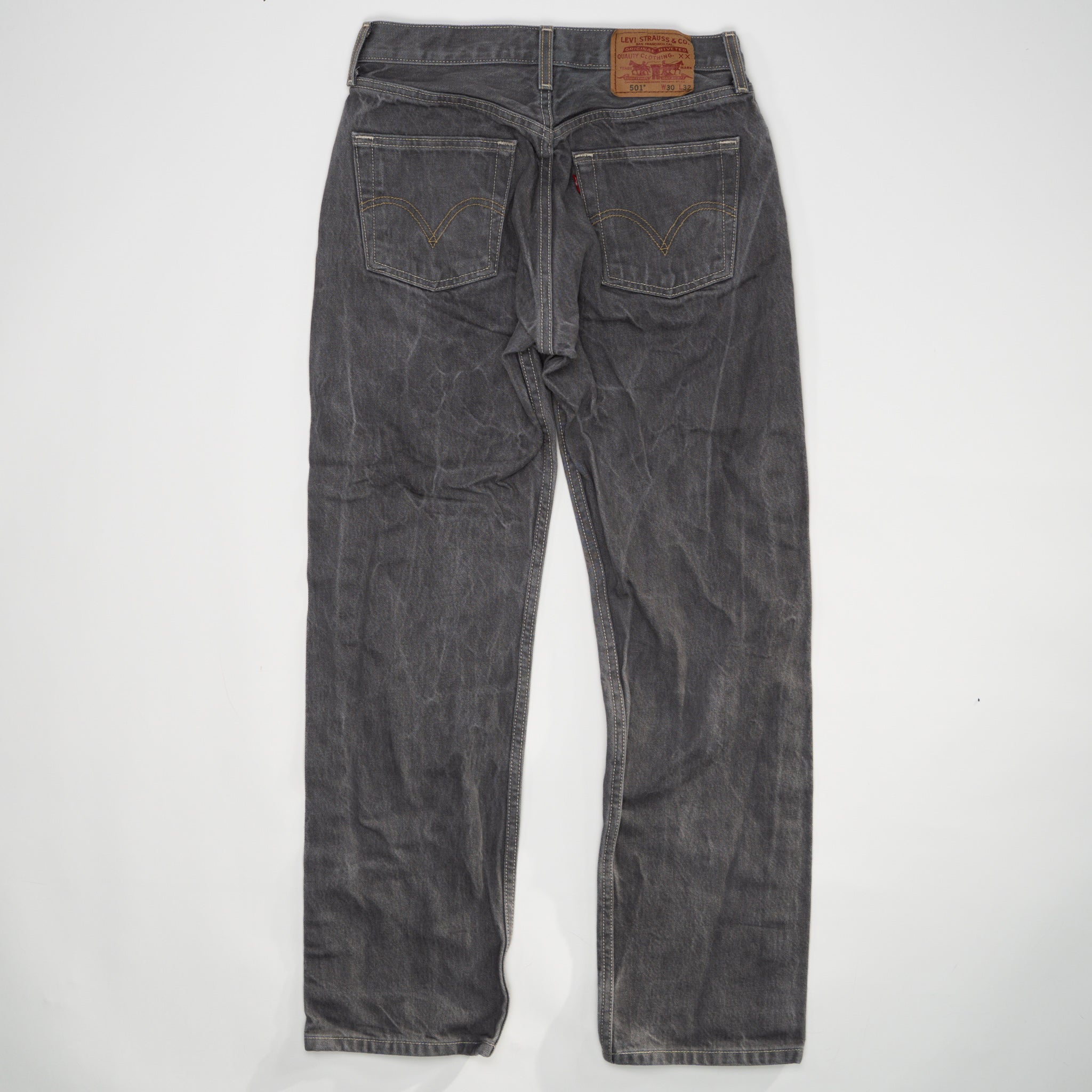 Vintage Grey 501 Levi Jeans (30 x 32) | Rebalance Vintage.