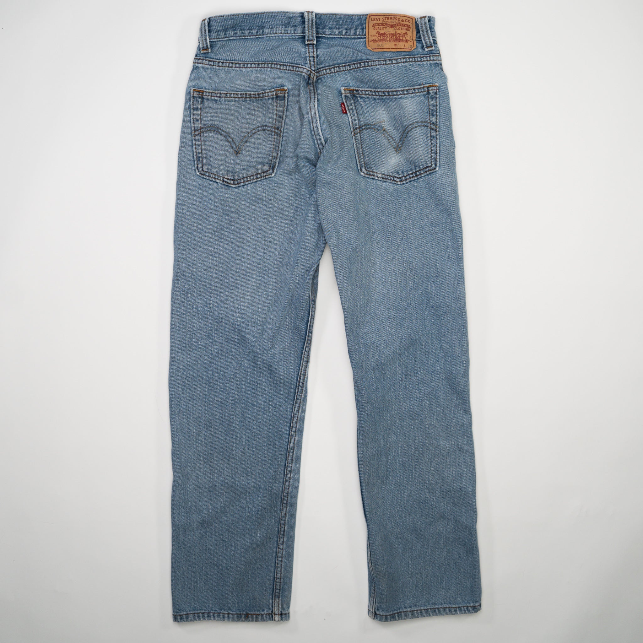 Vintage 1990s Light Blue Levi 505 Jeans (30 x 30)