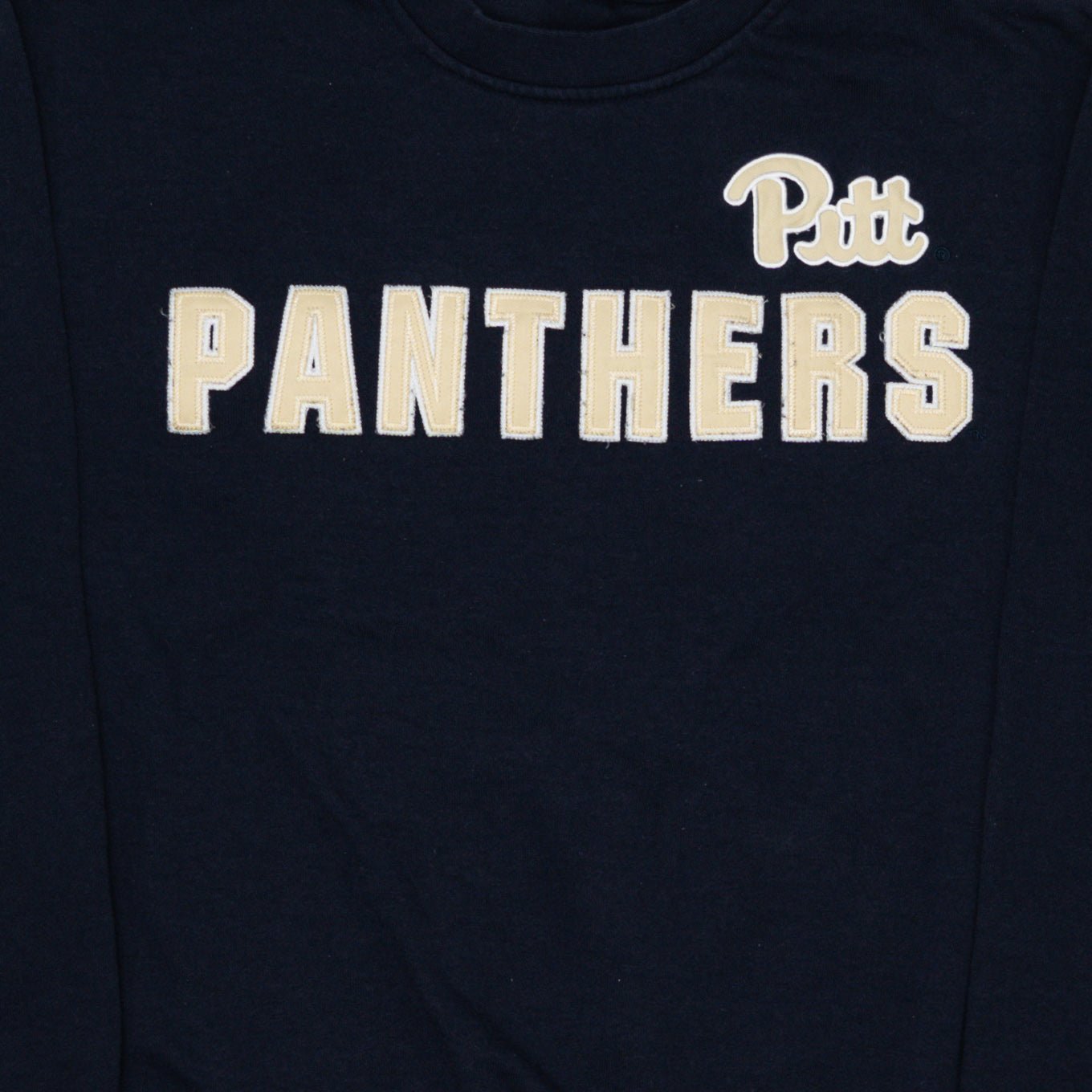 Vintage Blue Pitt Panthers Crewneck (M) | Rebalance Vintage.
