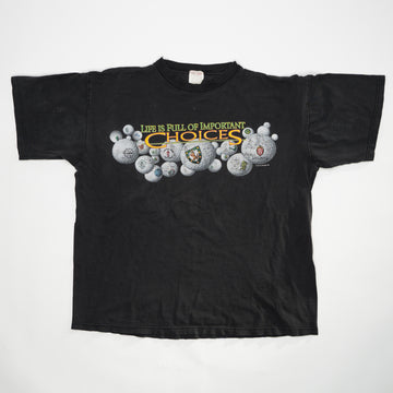 Vintage 90s Life is Full of Important Choices Golf Tee (L) | Rebalance Vintage.