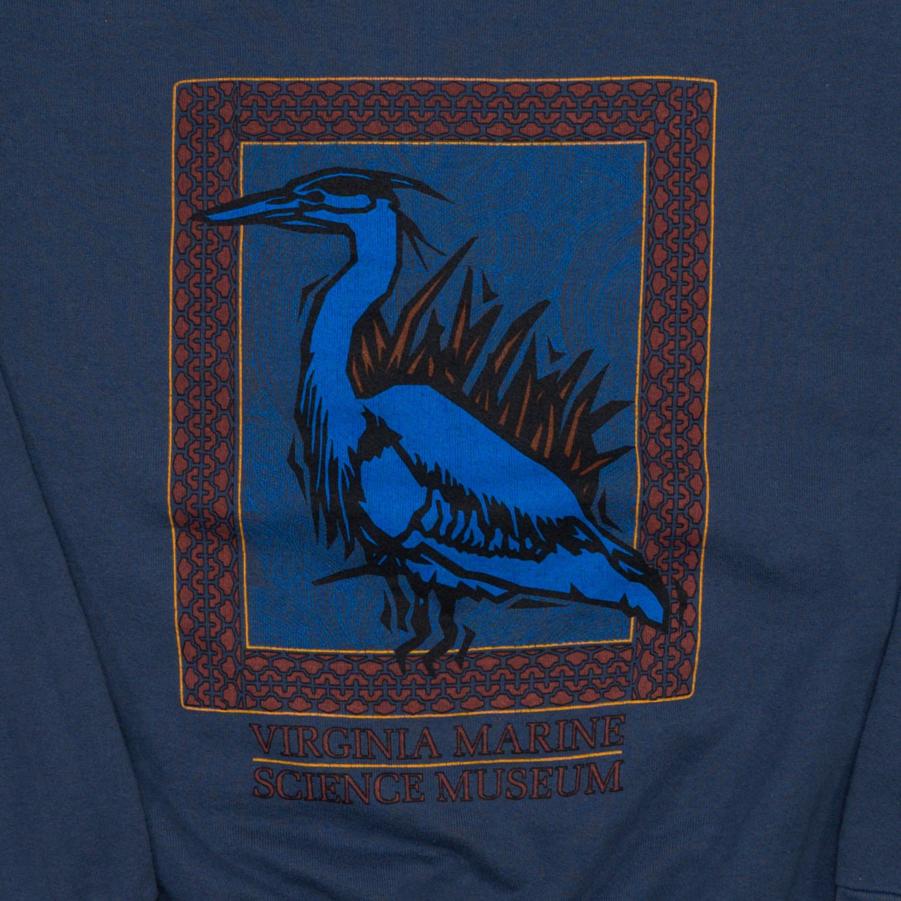 Vintage Blue Virginia Marine Science Museum Crewneck (M/L)