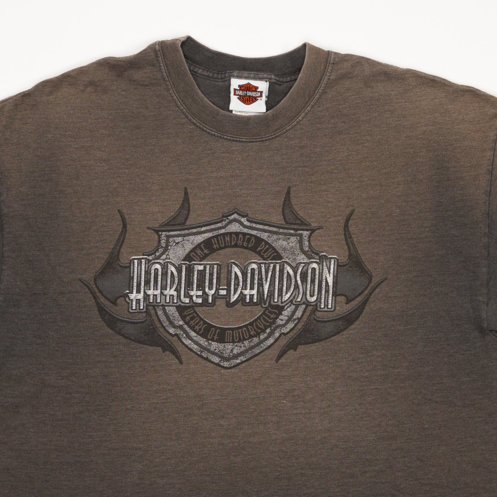 Vintage Washed Brown Harley Davidson Kegel Tee (L)