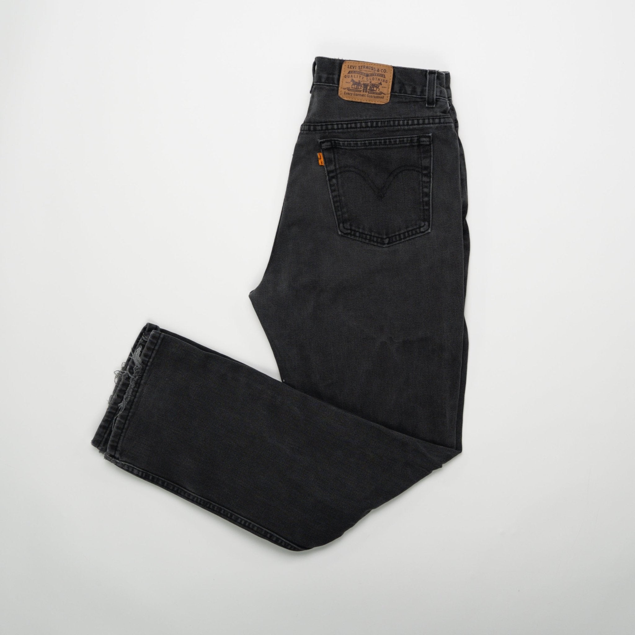 Vintage 70s Black Levi jeans (34 x 30) | Rebalance Vintage.