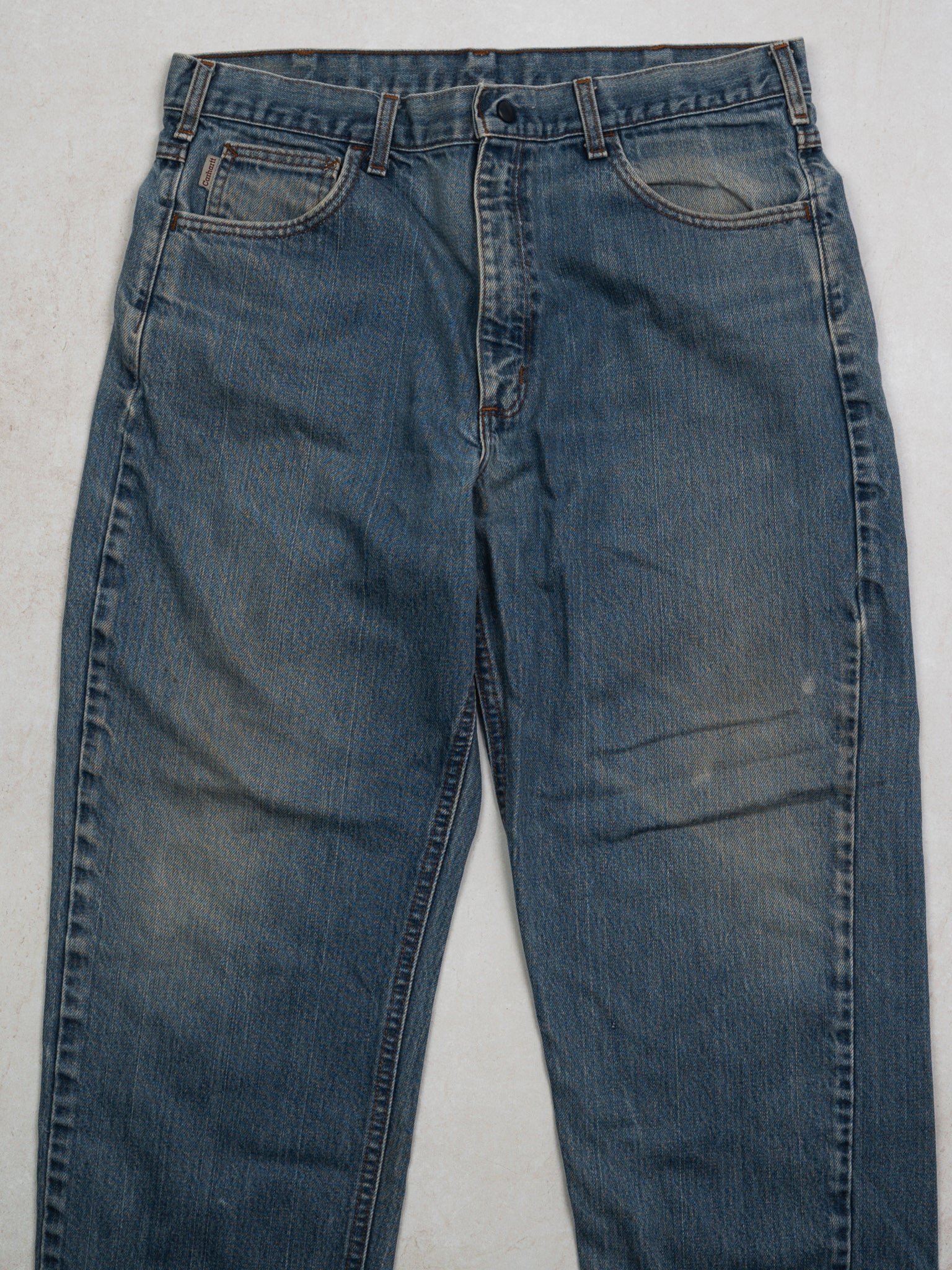 Vintage Blue FR Carhartt Jeans (36 x 32)