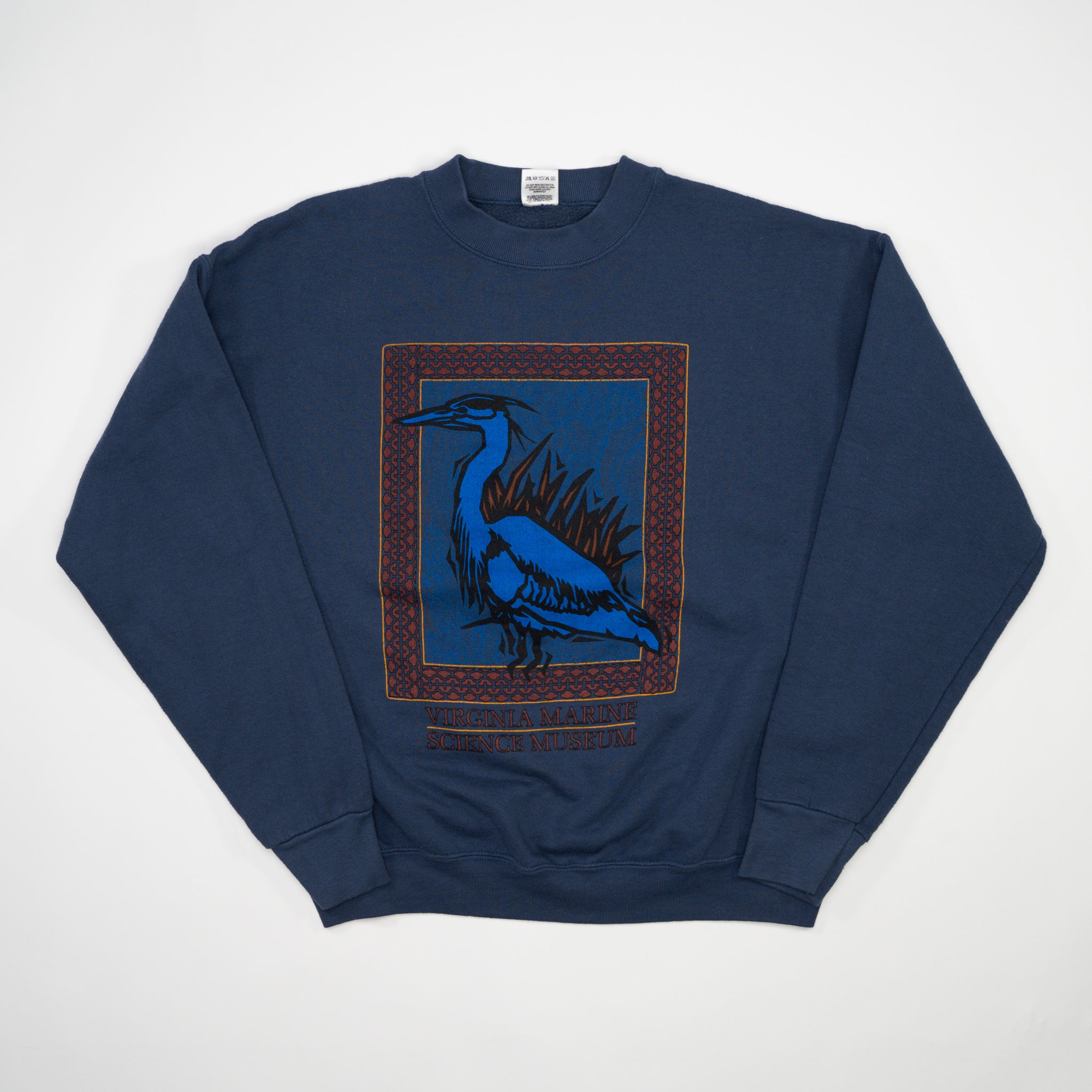 Vintage Blue Virginia Marine Science Museum Crewneck (M/L)